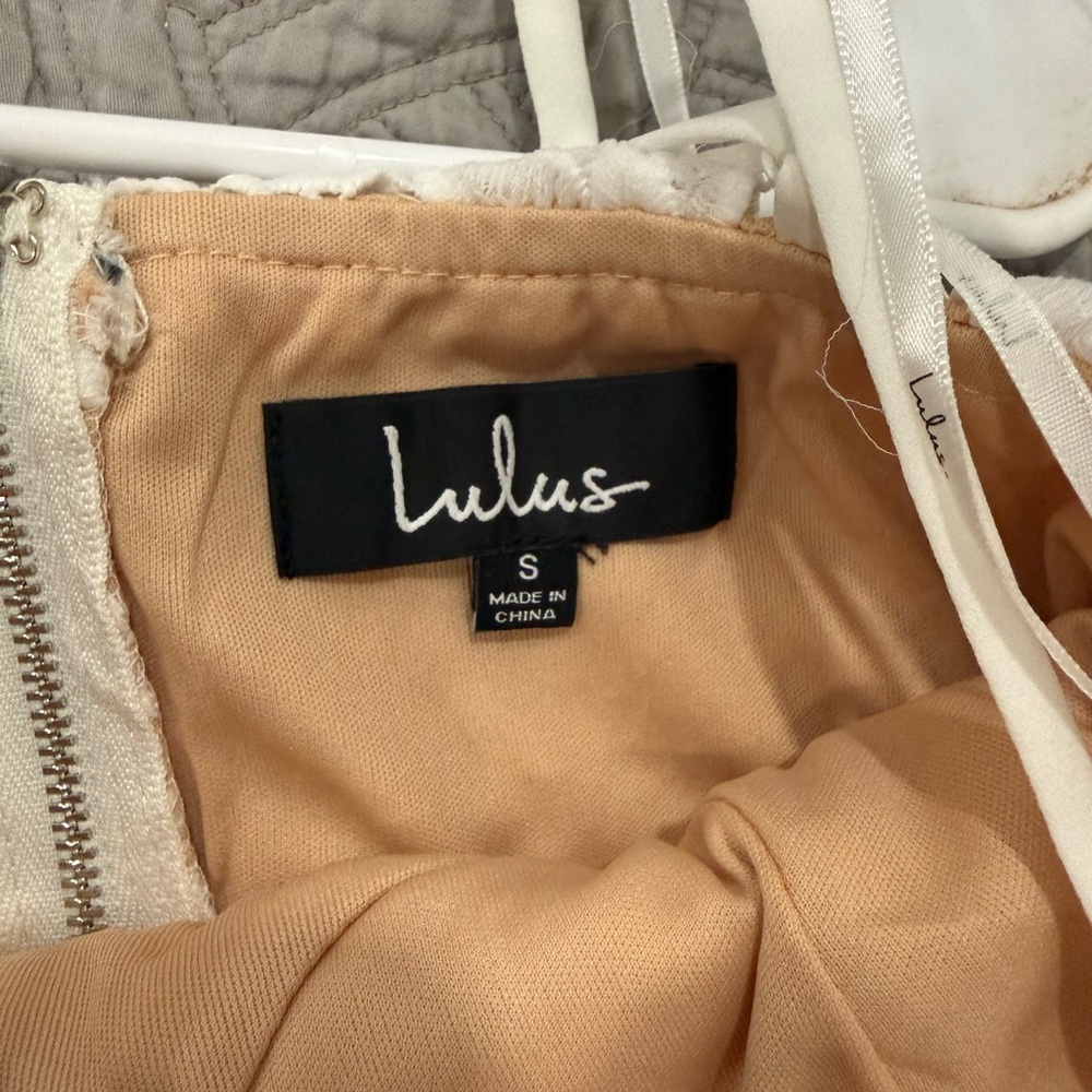Lulu's lace White Lace Dress - Picture 3 of 3